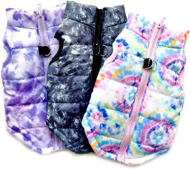 Зимовий теплий одяг для собак: чорна куртка-жилет для собак середніх розмірів (L)