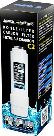 Вугільний фільтр ARKA myAQUA 1900 C2 для акваріуму – ефективне очищення води від хлору, пестицидів та забруднень
