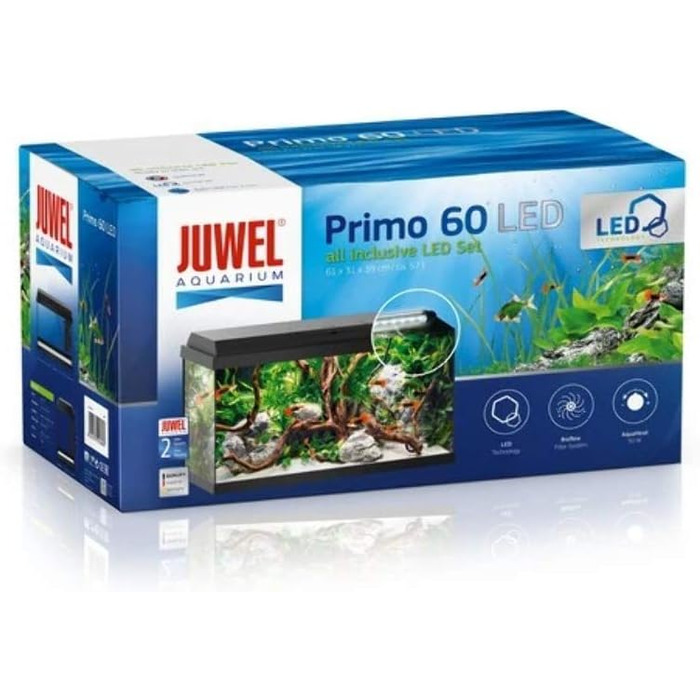 Акваріум Juwel Primo 60, скляний, 60 літрів