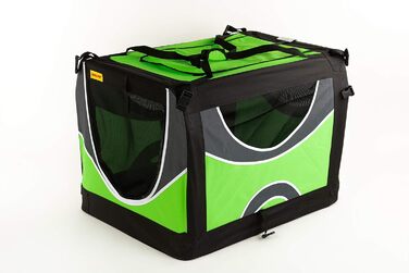 Транспортна переноска для собак та котів, 91x64x64 см. Переноска для собак, переноска для котів, клітка для тварин, переноска для подорожей, клітка для відпочинку (світло-зелена)