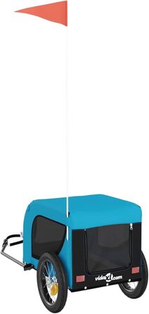 Фарм-причіп для велосипеда Gecheer, чорний, з оксфордської тканини, вантажопідйомність, для собак