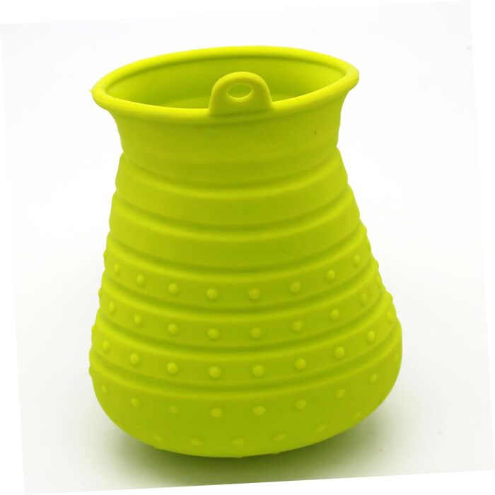 Пристрій для миття лап домашнім тваринам FRCOLOR, силіконовий, з ручкою, для собак, зелений (S)