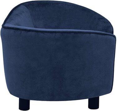 Софа для собак VidaXL, 69x49x40 см, плюшеве ліжко для собак, диван для котів та собак (блакитний)