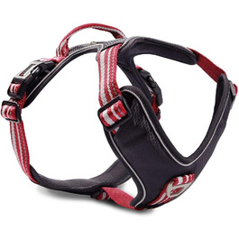 Шлея для собак Wolters Active Pro, розмір 3, обхват грудей 50-57,6 см, червоно-чорна
