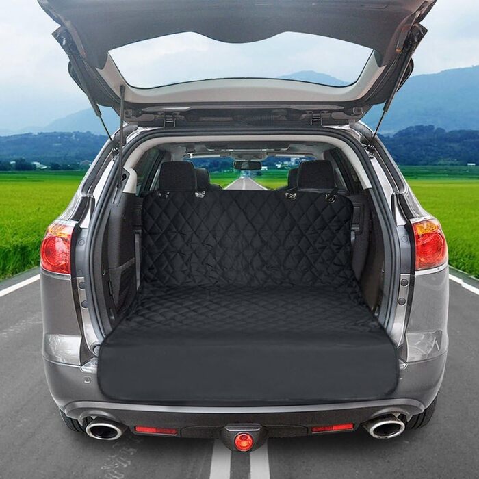 Чохол на сидіння для собак XL, чорний - універсальний, нековзний, водовідштовхуючий, для автомобілів, SUV, пікапів, Jeep, Vans