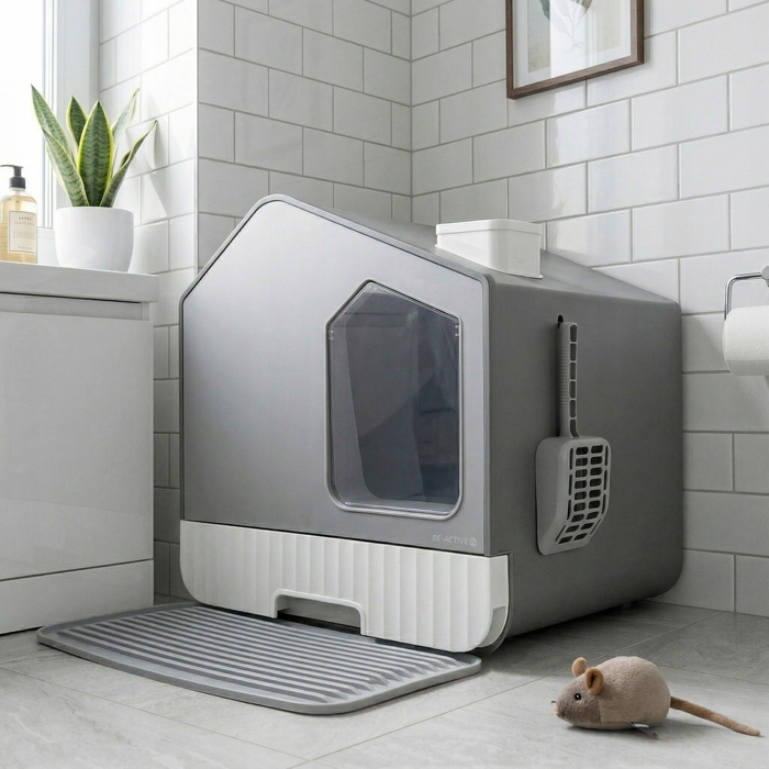Закритий лоток для котів Be-Active, 42 x 40 x 45 см