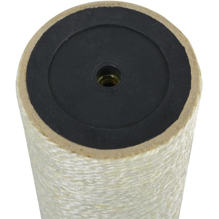 Котячий кігтетоп 8x60 см, бежевий, сизаль, кігтетопка колона для котів