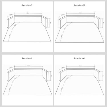 Килимок для собак у багажник Golden Dog, захист сидінь авто, штучна шкіра, сірий (110 x 90 см)