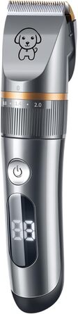Професійна машинка для стрижки котів та собак Leise, 5 швидкостей, для довгошерстих та заплутаних тварин