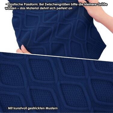 Світер для собак Konvinit, великі породи, зимовий, теплий, блакитний. XS-2XL, для Чихуахуа до Лабрадора, також для Такс. Об'єм грудей L: 53 см