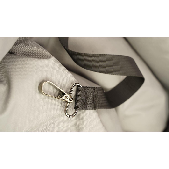 Автокрісло для собак, переноска для тварин у машину, 56x51x20 см (Сірий)