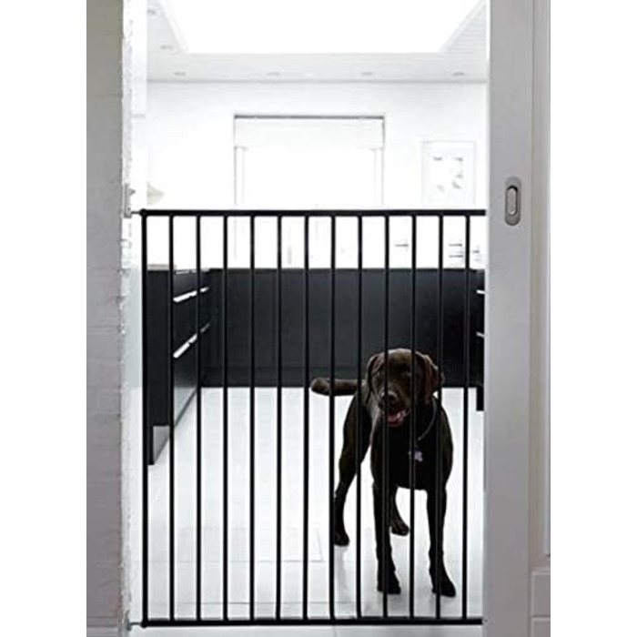 BabyDan Tor для захисту від дітей та домашніх тварин, розсувне, чорний, ширина 62,5-106,8 см