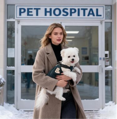 Зимова куртка для собак з отвором для шлейки, флісова підкладка | Для малих та середніх собак | Підходить для прогулянок, спорту та активного відпочинку | Рожево-білий та зелено-білий кольори