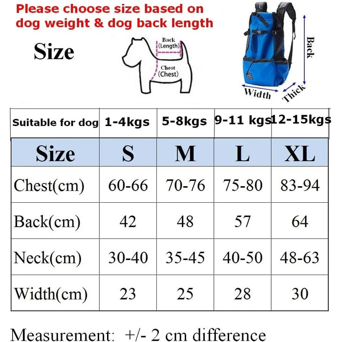 Рюкзак для собак Bis, сумка для маленьких собак, рюкзак-переноска для тварин, подорожі, Outdoor, вентиляція, дихаюча сітка, велосипед, мотоцикл, спорт (Сірий, S)