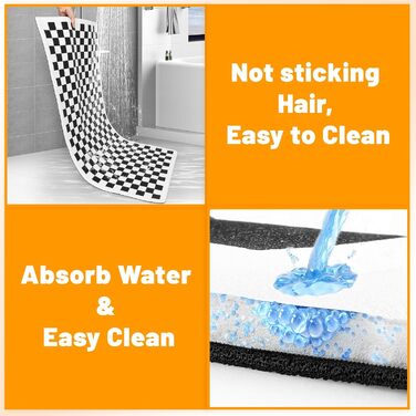 Килимок для собак на заднє сидіння авто, XL, 59.6' x 28.5' (59.6' x 28.5', Чорний у клітинку)