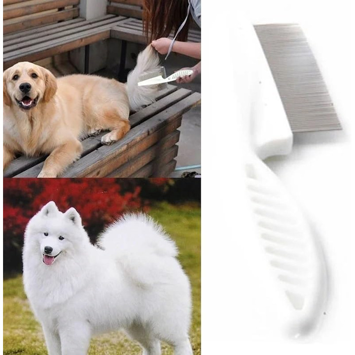 Щітка для собак, інструмент для догляду за шерстю, професійна якість (Blue)