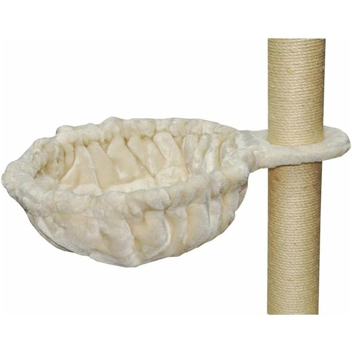 Котячий будиночок-лежанка Nanook Kratzbaum для великих котів - XXL, діаметр 45 см, глибина 12 см, бежевий