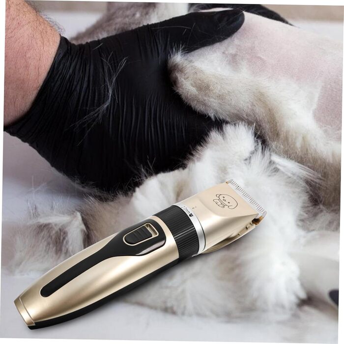 Електричний собачий триммер SOIMISS з титановими керамічними лезами. Безшумна машинка для грумінгу собак та котів. Для догляду за вухами, обличчям та тілом.
