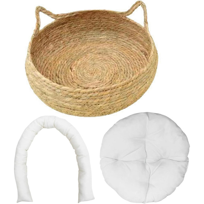 Кігтеточка-гніздо для котів Obelunrp, 43 см, круг, з м'яким подушкою, стійка до подряпин, для дому, для кошенят та великих котів