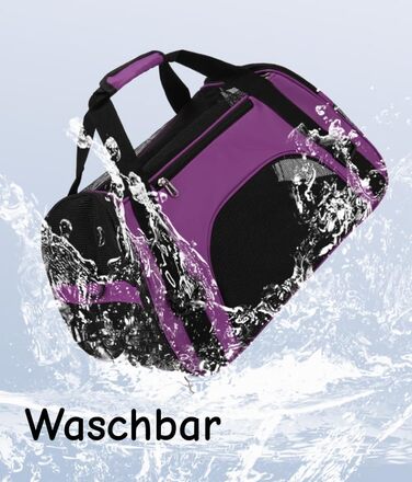 Транспортна сумка для тварин: переноска для собак та котів, водонепроникна, з сітковим вікном, L (50 x 23 x 34 см)