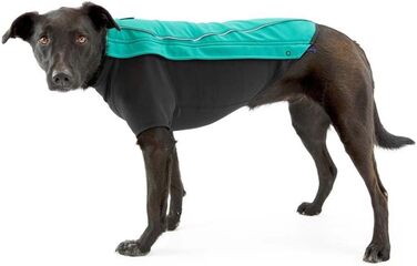 RUFFWEAR Cloud Chaser Jacket – теплий та водонепроникний дощовик для собак з рукавами, Aurora Teal, X-Small