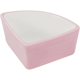 Напувайник для хом'яків та дрібних тварин LuckyOpt: керамічна годівниця для хом'яків, морських свинок, їжаків та мишей (рожевий)