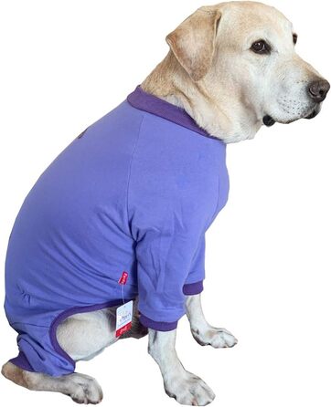 Піжама для собак великих порід: захист суглобів, анти-шерсть, фіолетовий колір