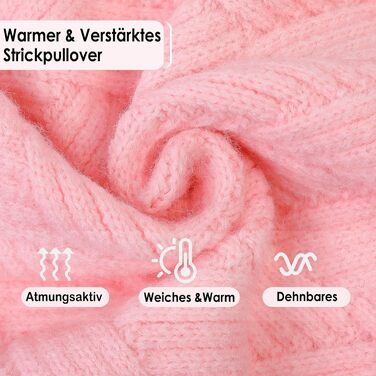 Пуловер для собак AOFITEE, теплий зимовий пуловер з коміром-гетром, для маленьких собак, чихуахуа, французького бульдога (XL, Рожевий)