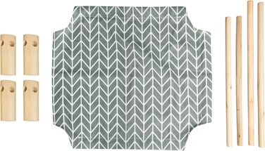 Настінна лежанка-гамак для котів з дерев'яною рамою – зручний та стильний відпочинок, ідеально для релаксу та спостереження