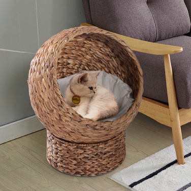 Лежанка для тварин PawHut D30-105, 42x33x52 см, коричнева