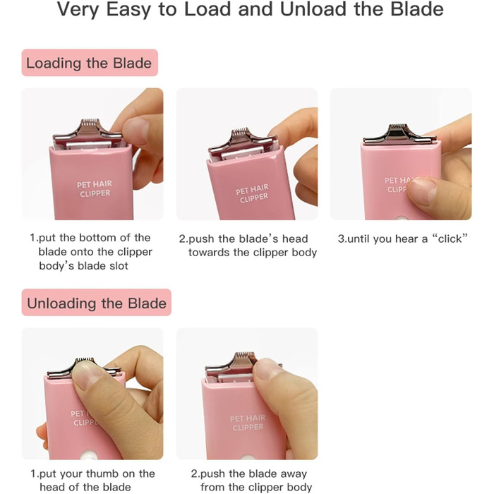 Професійна машинка для стрижки собак та котів, акумуляторна, бездротова, набір лез (3 шт.)