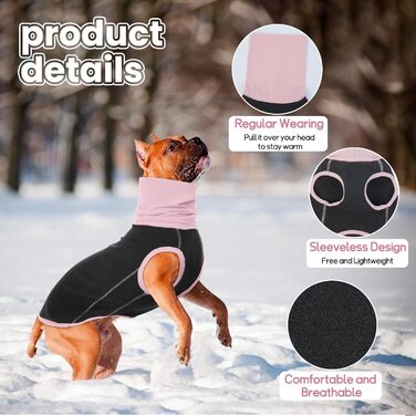 Теплий флісовий пуловер для собак MHaustlie для маленьких собак, рогатий, флісовий, теплий, легкий, сірий (XS)