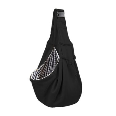 Сумка-переноска для собак Furtryvl – зручна та безпечна переноска для маленьких собак та цуценят. Чорна сумка-переноска з регульованим ременем для прогулянок та подорожей