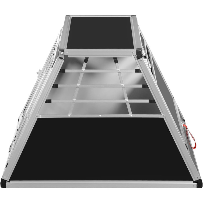 Транспортний бокс для собак Transportbox N73 з алюмінію, 92x93x63 см, з перегородкою та аварійним виходом