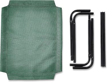 Ліжко для собак Aazon Basics з охолодженням, зелене, розмір L (110 x 65 x 19 см)