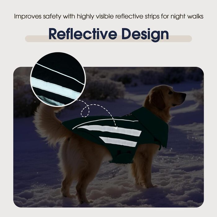 Зимовий теплий куртка для собак Pitbull, водонепроникний, вітронепроникний, світловідбиваючий, регульований, з флісовою підкладкою, для активного відпочинку, колір зелений, розмір XL