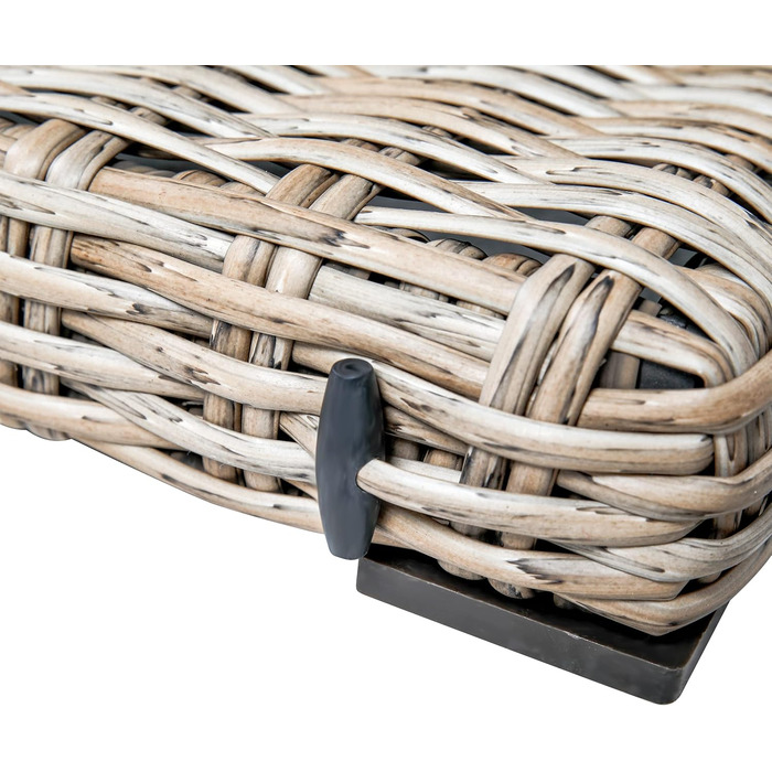 greemotion Лежанка для собак з поліротангу з подушкою, 95 x 15 x 65 см, розміри подушки 95 x 15 x 8 см