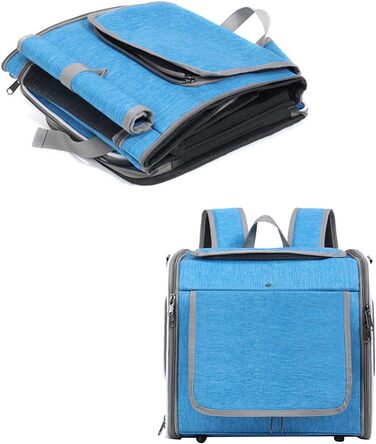 Фаркоп для велосипеда для собак, легкий, водонепроникний, розширюваний, для маленьких собак, легко миється, для сонячних днів або покупок на ринку (Blue) Blue