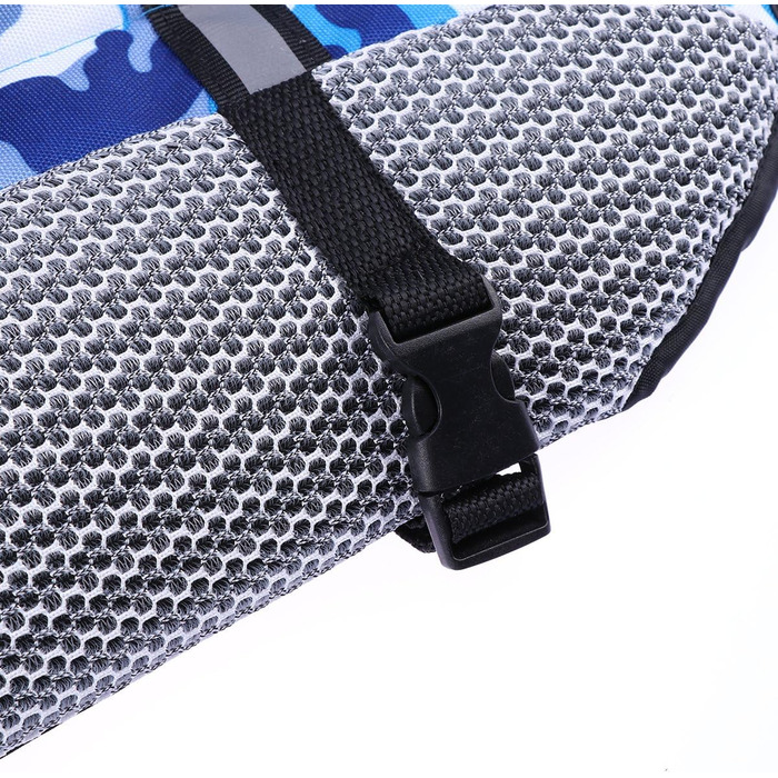 Рятувальний жилет для собак POPETPOP, регульований, дихаючий, з ручками та швидкою застібкою, XL, блакитний