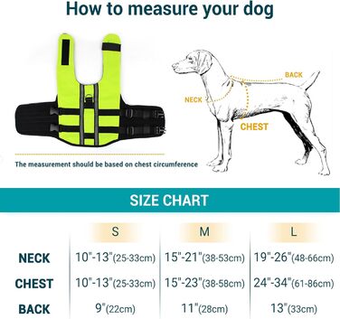 Рятувальний жилет для собак NAMSAN - надувний, для малих, середніх та великих собак, зелений (M)