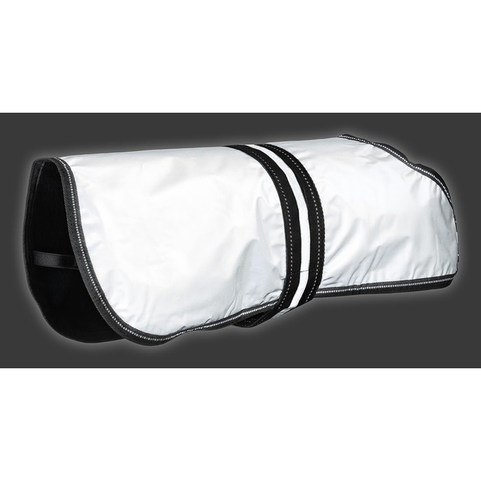 Водонепроникний та вітронепроникний теплий накид для собак Knuffelwuff, 70 см, з клямками та отвором для шлейки