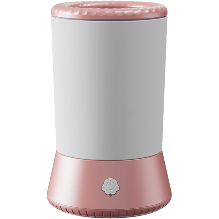 Електрична мийка для лап собак - портативна чаша для миття лап | Зручна автоматична мийка для собак та котів, інструмент для догляду за дрібними, середніми та великими тваринами, біло-рожевий колір