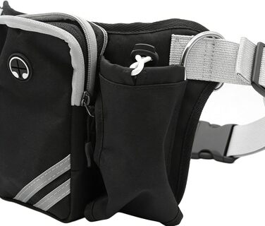 Сумка для собак, дихаюча, з регульованим поясом, для занять спортом, бігу, пляжу, подорожей та тренувань