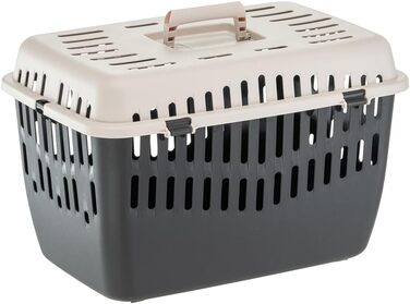 Переноска для котів та собак Ferplast Binny 2, переноска для тварин, для маленьких собак та котів до 8 кг, складаний ручка (48 x 32 x 33 см)