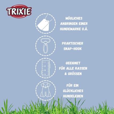 Повідок для собак TRIXIE CityStyle S-M 2 м, 13 мм, салатовий, ПВХ, 3-рівневе регулювання, нековзний, водостійкий, легкий у догляді