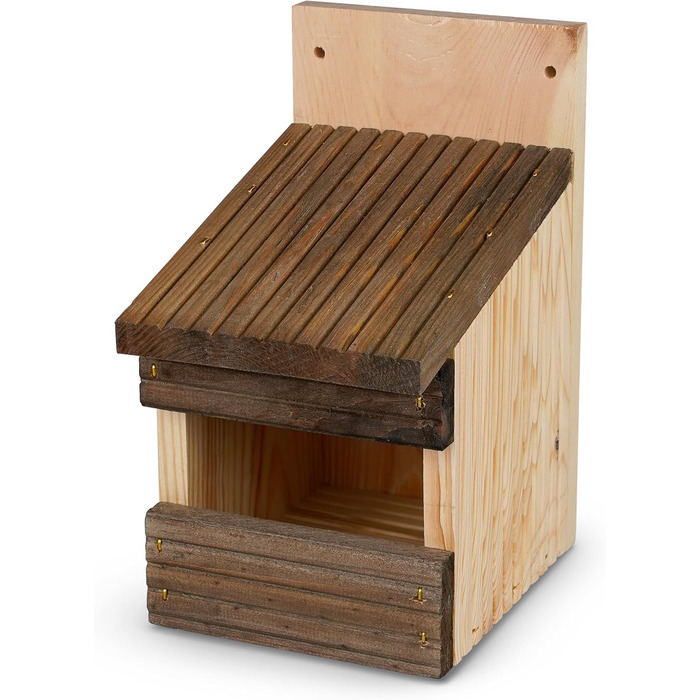 Два навісні будиночки для птахів Oramics - годівничка для диких та садових птахів, вологостійка, для саду, балкону та тераси