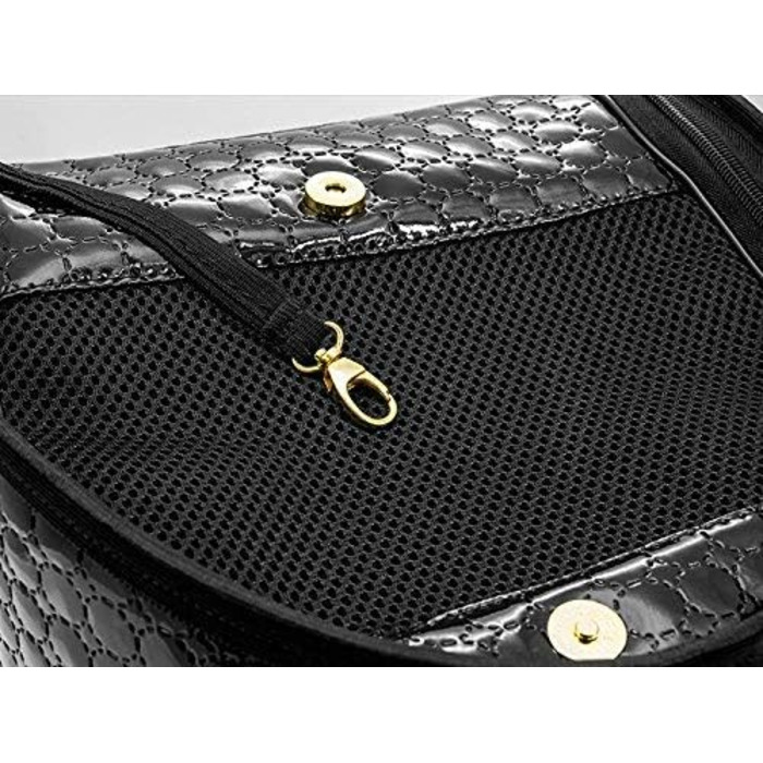 Транспортна сумка для собак, дорожня сумка-бокс, Cazo, 50x27x26 см, чорна