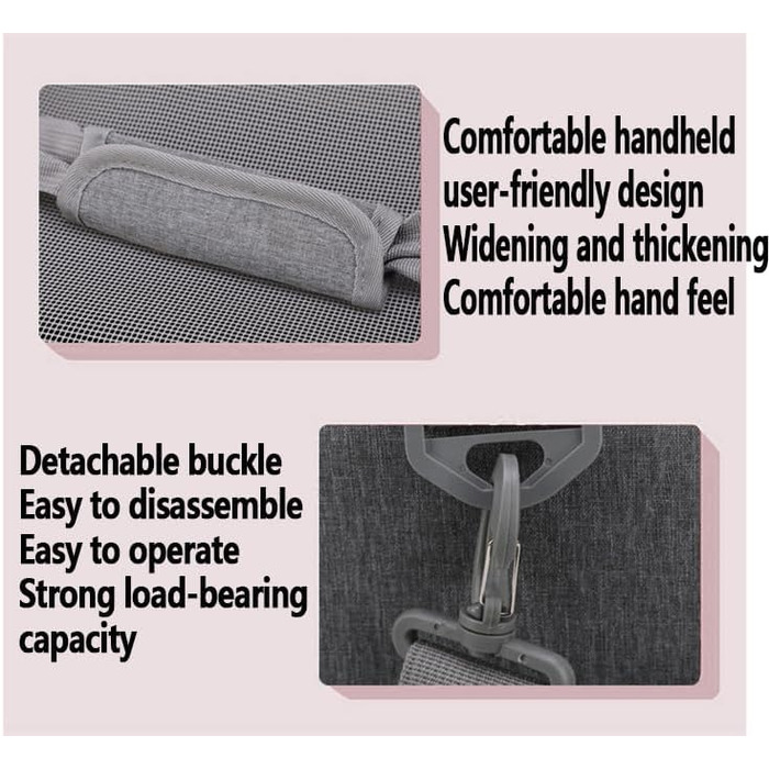 Транспортна сумка для тварин: переноска для собак та котів, 3-8 кг, рожевий колір