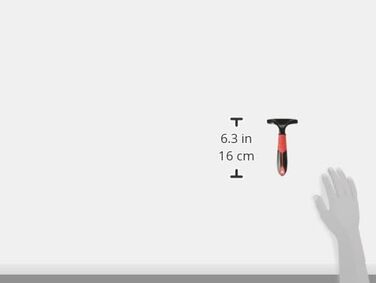 Гребінець для котів Karlie Furmaster, червоно-чорний, розмір L (15.5x8.5x4.5 см)