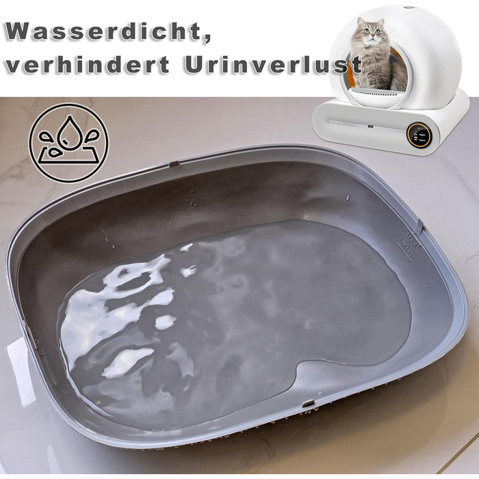 Електричний килимок для котячого туалету XQDKoon, силіконовий, вологостійкий, заміна для самоочисного дна котячого туалету